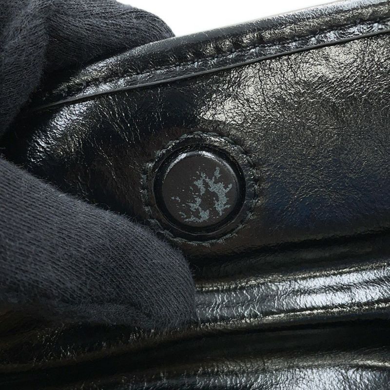 プラダ ショルダーバッグ ミディアム レザー 1BD376 PRADA 黒