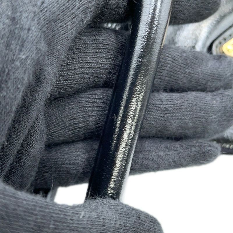 プラダ ショルダーバッグ ミディアム レザー 1BD376 PRADA 黒