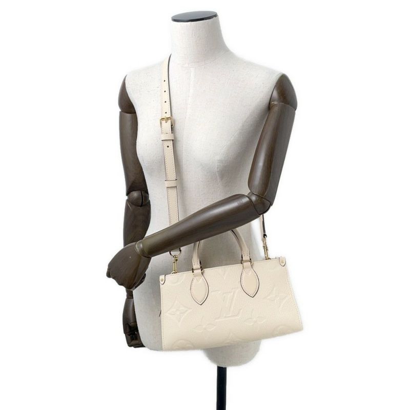 ルイヴィトン ハンドバッグ モノグラム・アンプラント オンザゴー EW M23698 LOUIS VUITTON 3wayショルダーバッグ