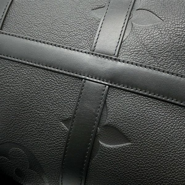 ルイヴィトン ボストンバッグ モノグラム・アンプラント ジャイアント キーポル・バンドリエール45 M45532トラベル 旅行 黒 ブラック