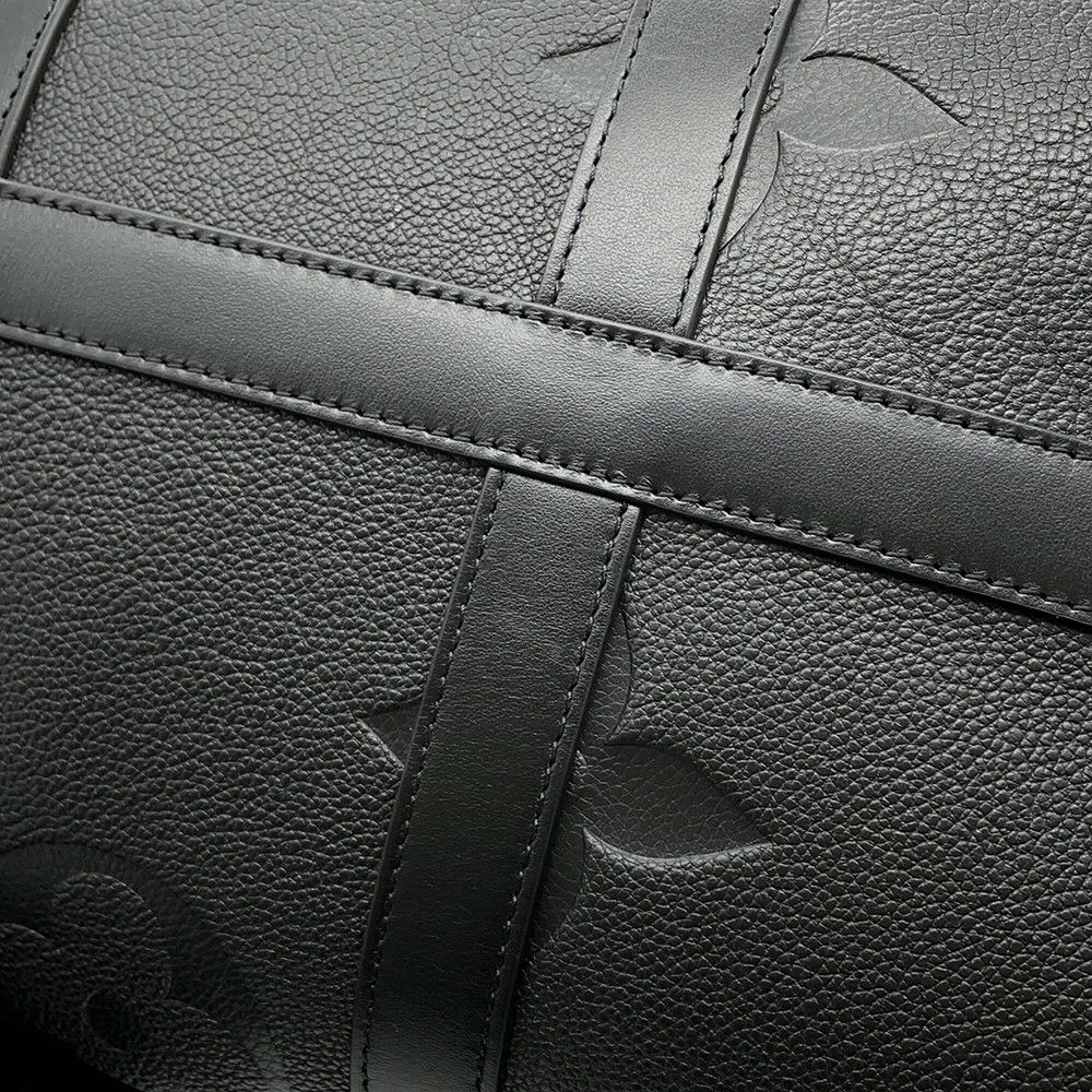 ルイヴィトン ボストンバッグ モノグラム・アンプラント ジャイアント キーポル・バンドリエール45 M45532トラベル 旅行 黒 ブラック