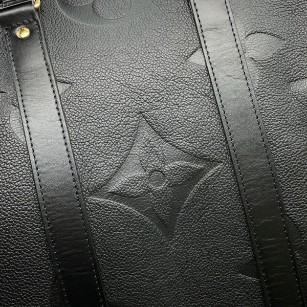 ルイヴィトン ボストンバッグ モノグラム・アンプラント ジャイアント キーポル・バンドリエール45 M45532トラベル 旅行 黒 ブラック