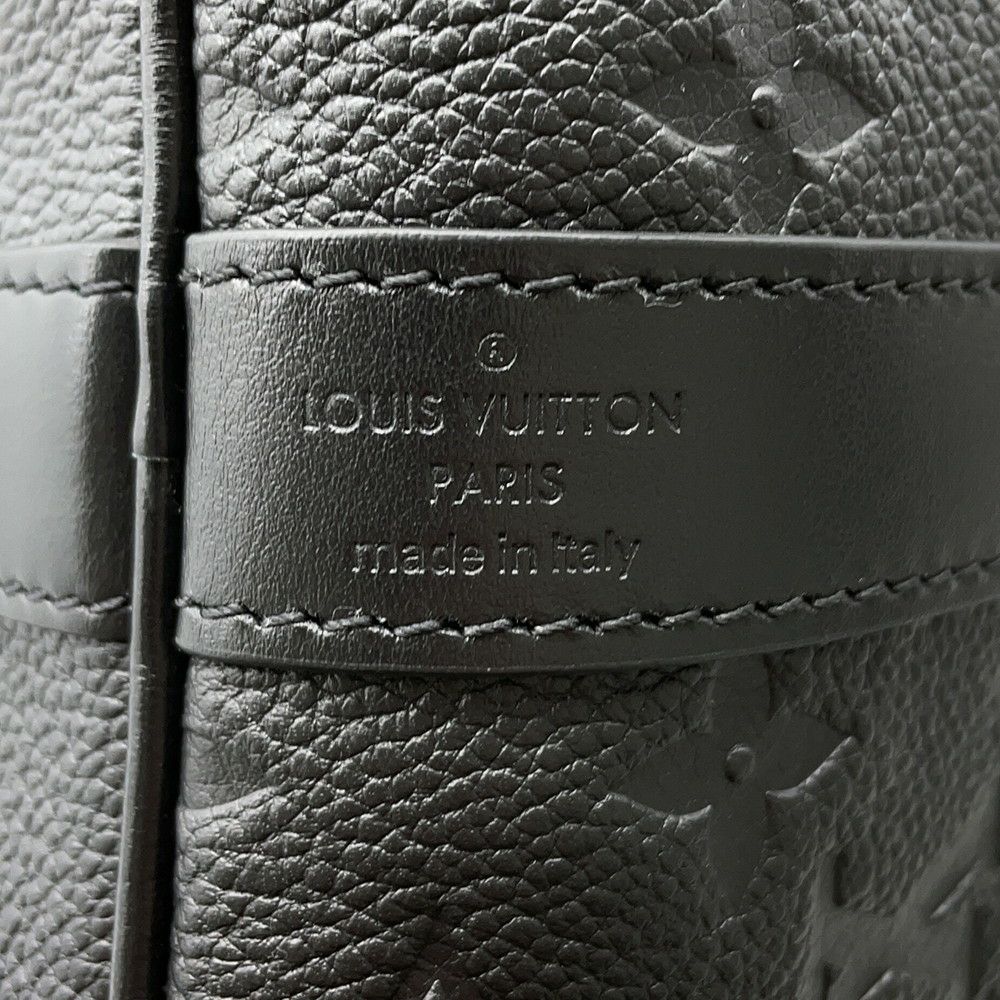 ルイヴィトン ボストンバッグ モノグラム・アンプラント ジャイアント キーポル・バンドリエール45 M45532トラベル 旅行 黒 ブラック