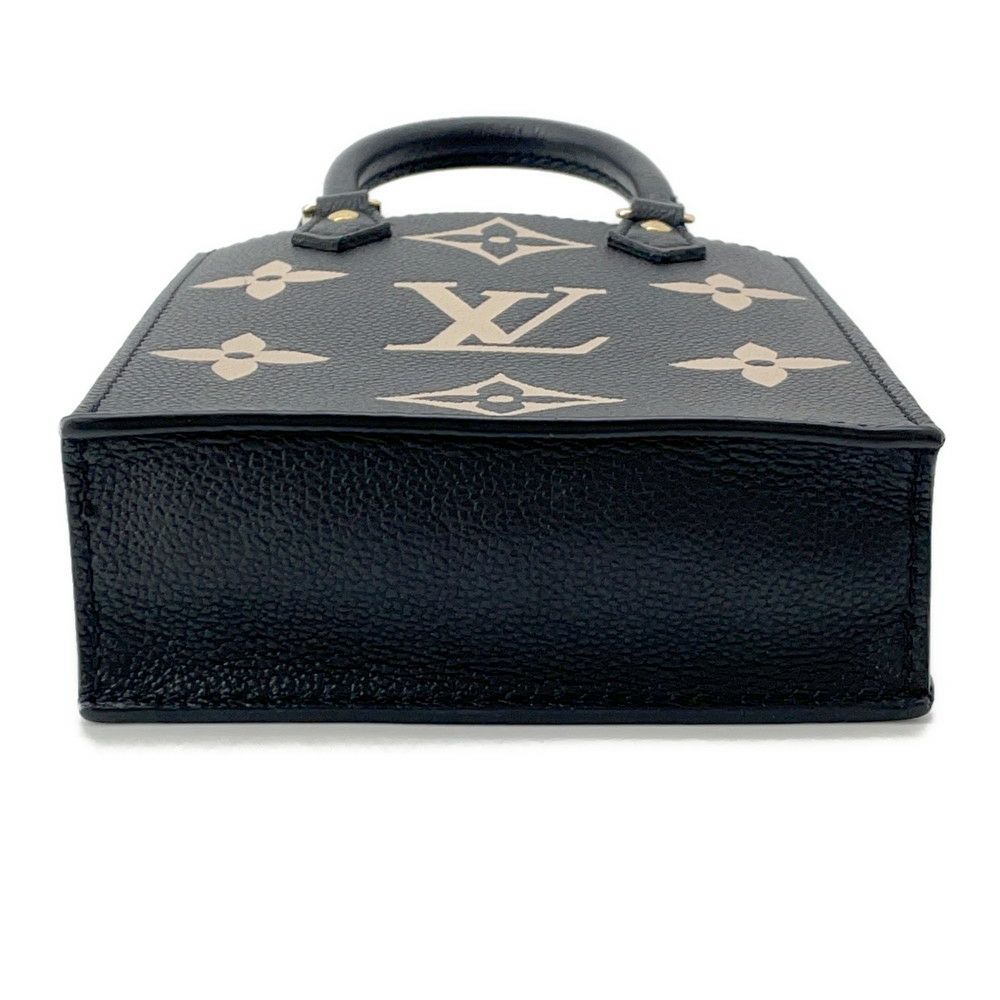 ルイヴィトン ハンドバッグ モノグラム・アンプラント プティット・サックプラ M81416 2wayショルダー ブラック 黒