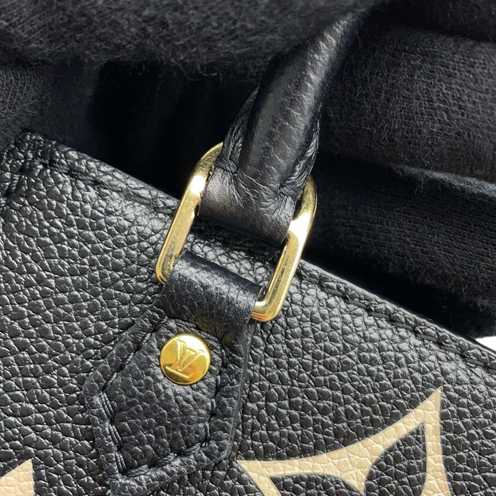 ルイヴィトン ハンドバッグ モノグラム・アンプラント プティット・サックプラ M81416 2wayショルダー ブラック 黒