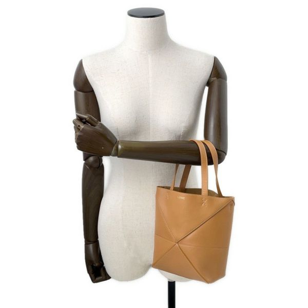 ロエベ ハンドバッグ パズルフォルド ミニ A657V25X01 LOEWE 2way ブラウン