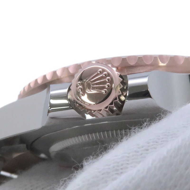 ロレックス GMTマスター2 デイト SS/K18PG 126711CHNR ROLEX 腕時計 エバーローズゴールド 黒文字盤