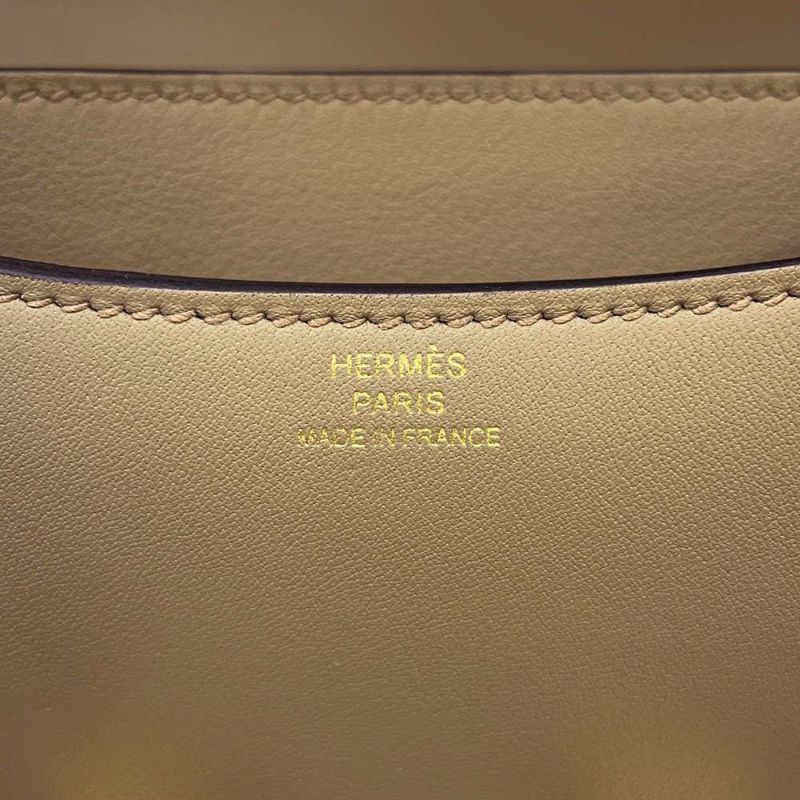 エルメス ミニ コンスタンス3 ミロワール ベージュマルファ/ゴールド金具 スイフト W刻印