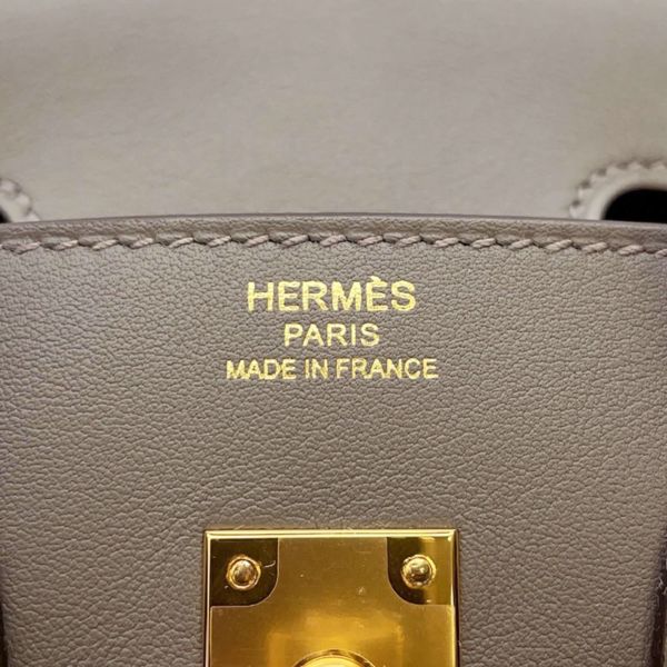 エルメス バーキン25 グリメイヤー/ゴールド金具 スイフト W刻印 HERMES Birkin ハンドバッグ