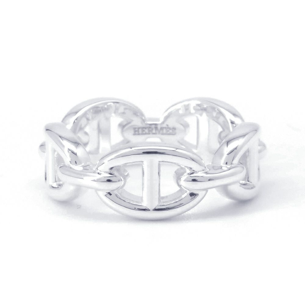 エルメス リング シェーヌダンクル アンシェネPM SV925シルバー リングサイズ52 HERMES ジュエリー 指輪
