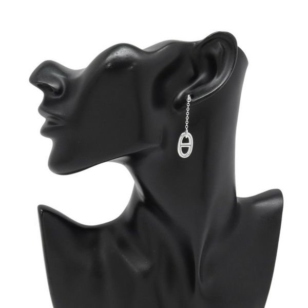 エルメス ピアス シェーヌダンクル ファランドール MM SV925シルバー HERMES ジュエリー