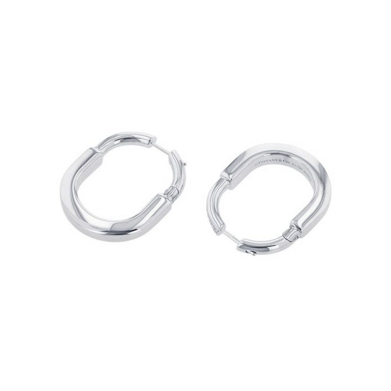 ティファニー ピアス ロック ピアス ミディアム ダイヤモンド 計0.19ct K18WGホワイトゴールド 72342801 Tiffany&Co.