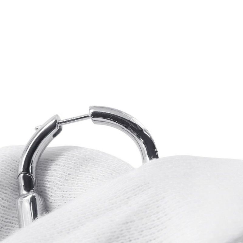 ティファニー ピアス ロック ピアス ミディアム ダイヤモンド 計0.19ct K18WGホワイトゴールド 72342801 Tiffany&Co.