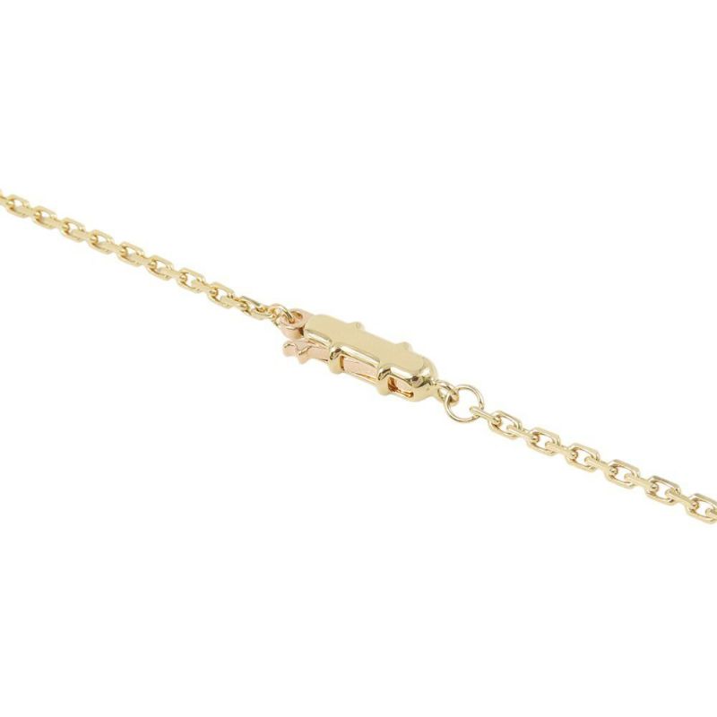 カルティエ ネックレス LOVE サークル ネックレス パヴェ ダイヤモンド 54P 計0.34ct K18YGイエローゴールド B7058400 ラブ ペンダント