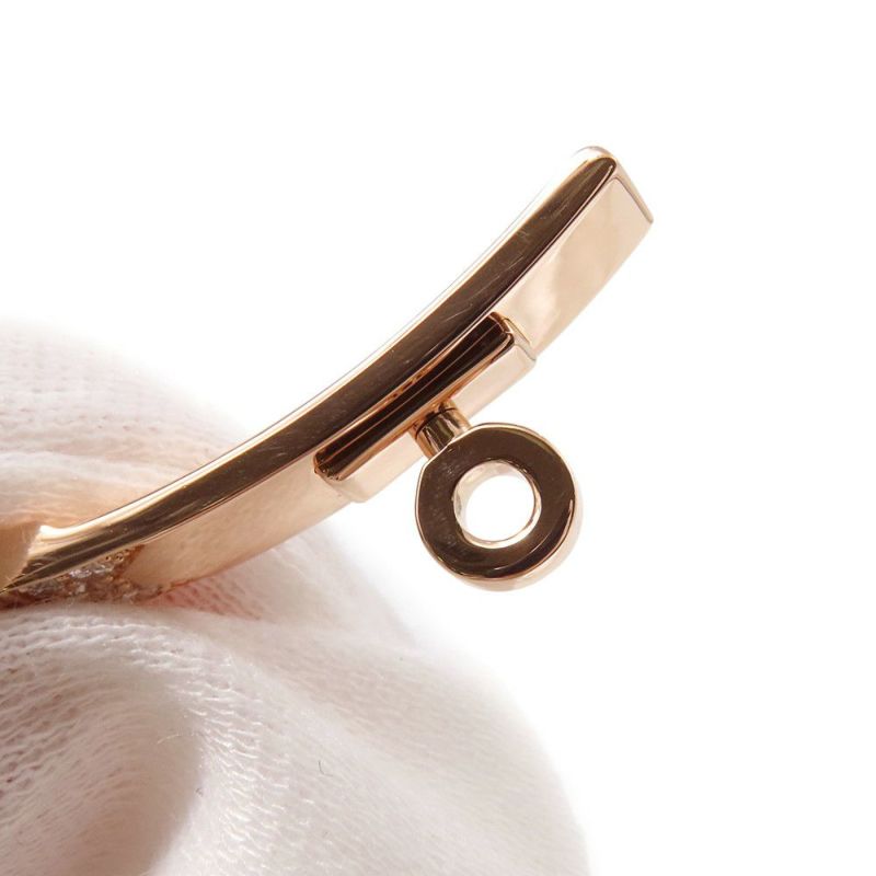 エルメス ブレスレット ケリー グルメット ダイヤモンド 41P 計0.90ct サイズXS K18PGピンクゴールド HERMES Kelly Gourmette