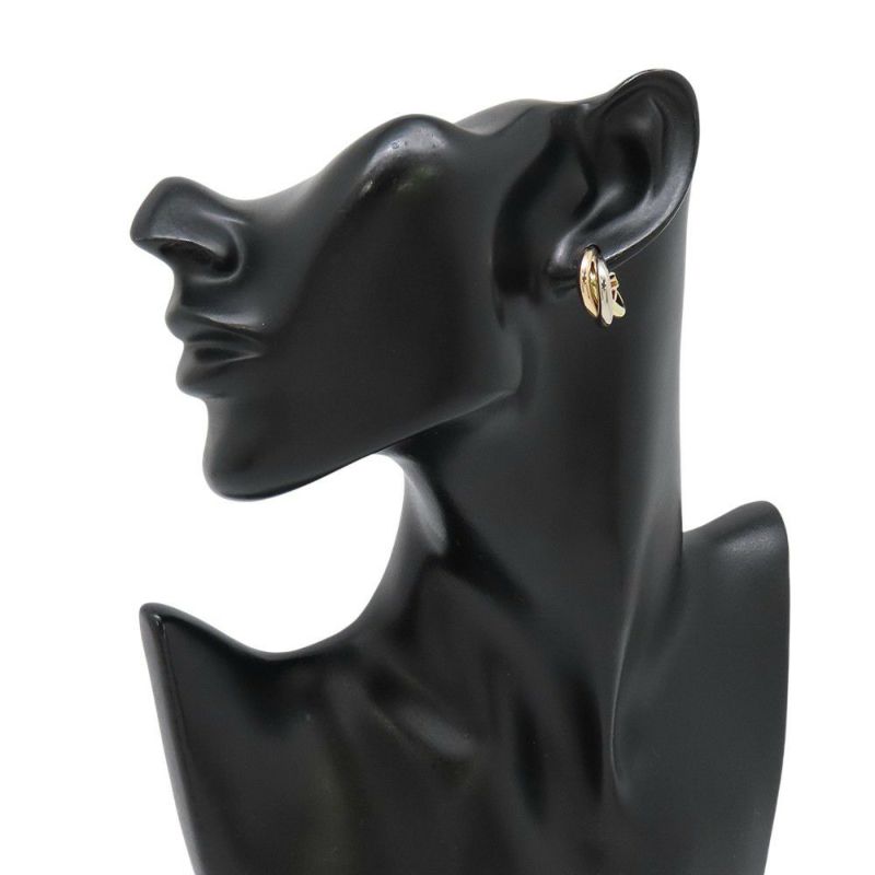 カルティエ ピアス トリニティ クラシックモデル MM K18YG/K18PG/K18WG 80083231 ジュエリー イヤリング
