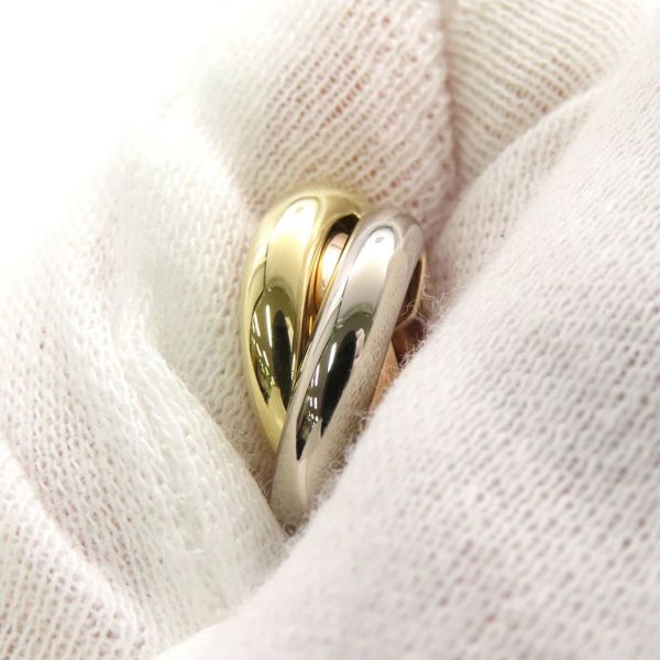 カルティエ ピアス トリニティ クラシックモデル MM K18YG/K18PG/K18WG 80083231 ジュエリー イヤリング