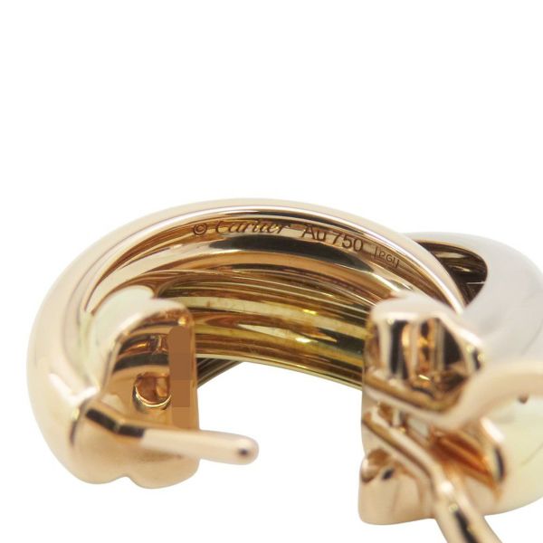 カルティエ ピアス トリニティ クラシックモデル MM K18YG/K18PG/K18WG 80083231 ジュエリー イヤリング