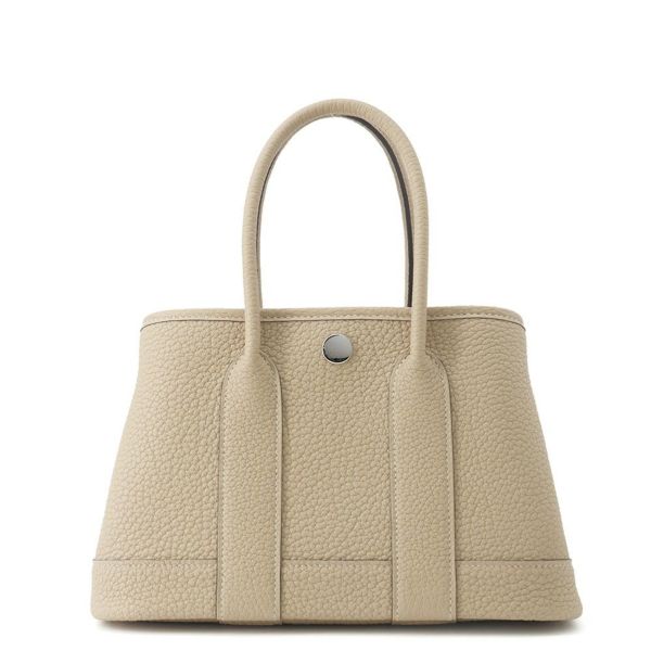 エルメス トートバッグ ネオ・ガーデン 23 ガーデンパーティ トレンチ/シルバー金具 ネゴンダ K刻印