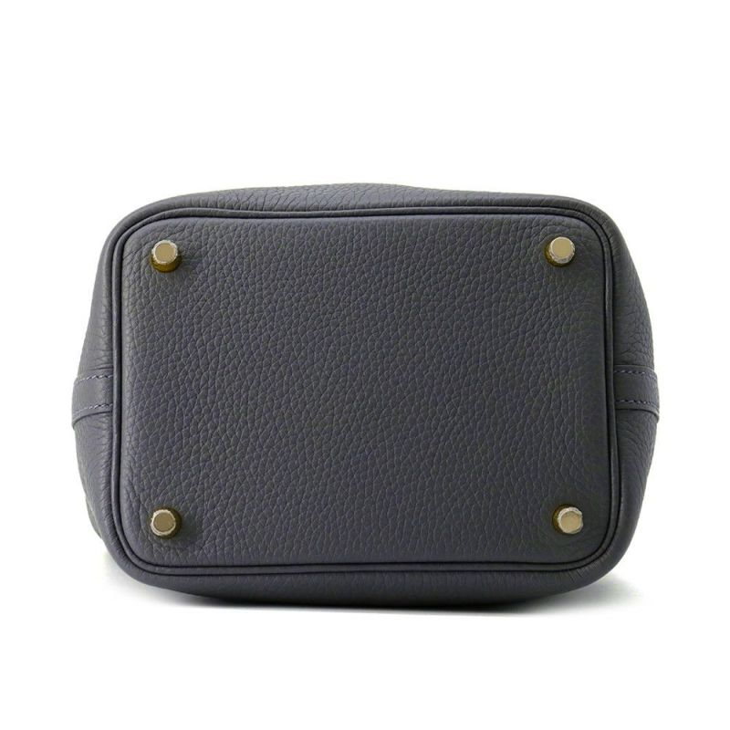 エルメス ハンドバッグ ピコタンロックPM アルドワーズ/シルバー金具 トリヨンクレマンス W刻印 HERMES トートバッグ