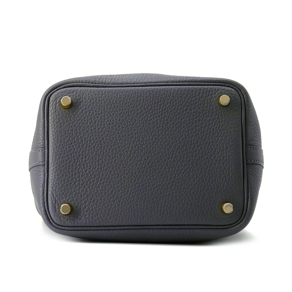 エルメス ハンドバッグ ピコタンロックPM アルドワーズ/シルバー金具 トリヨンクレマンス W刻印 HERMES トートバッグ