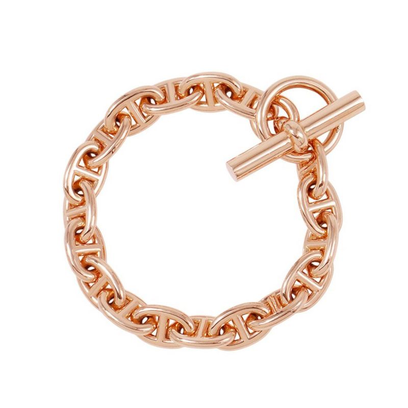 エルメス ブレスレット シェーヌダンクルPM 18コマ K18PGピンクゴールド HERMES ジュエリー