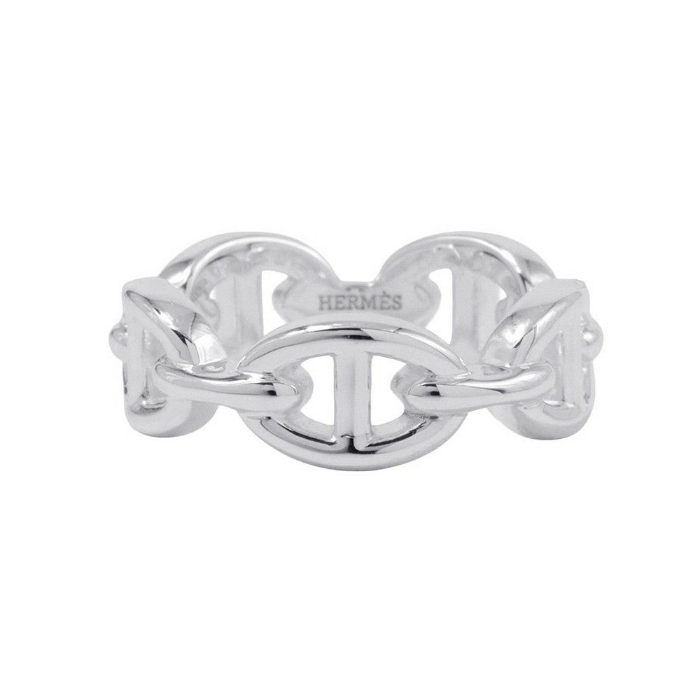 エルメス リング シェーヌダンクル アンシェネPM Enchainee SV925シルバー リングサイズ52 HERMES ジュエリー