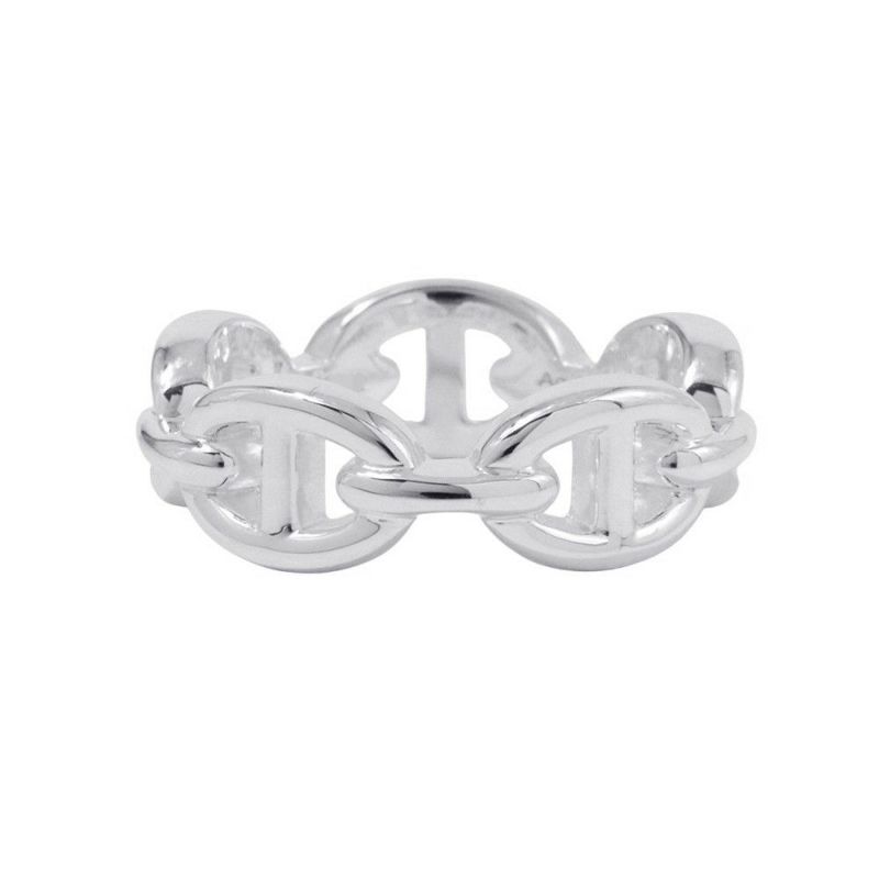 エルメス リング シェーヌダンクル アンシェネPM Enchainee SV925シルバー リングサイズ52 HERMES ジュエリー