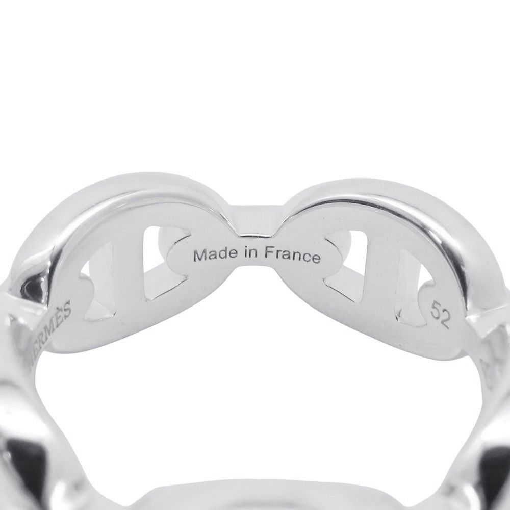 エルメス リング シェーヌダンクル アンシェネPM Enchainee SV925シルバー リングサイズ52 HERMES ジュエリー