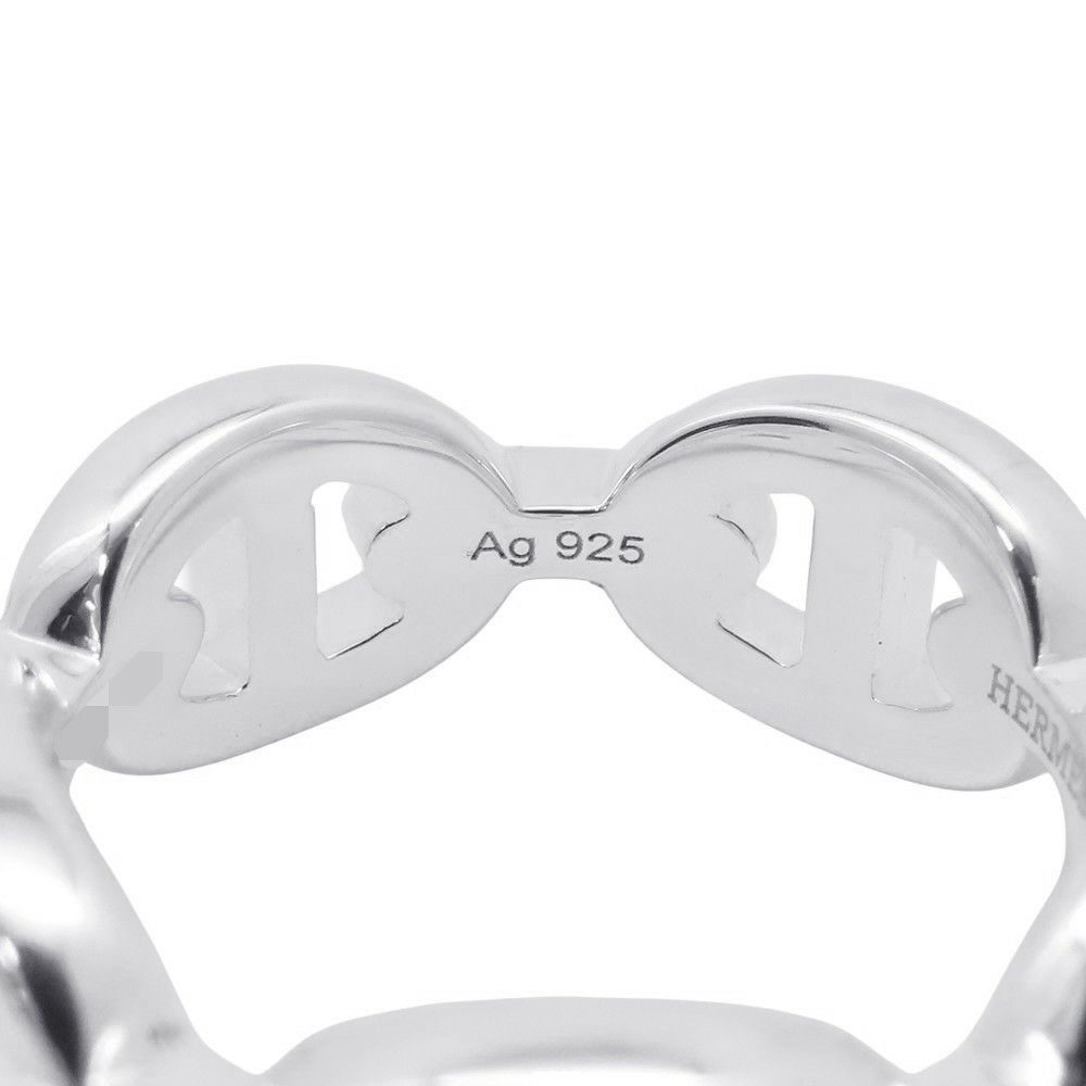 エルメス リング シェーヌダンクル アンシェネPM Enchainee SV925シルバー リングサイズ52 HERMES ジュエリー