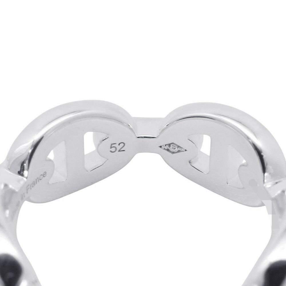 エルメス リング シェーヌダンクル アンシェネPM Enchainee SV925シルバー リングサイズ52 HERMES ジュエリー