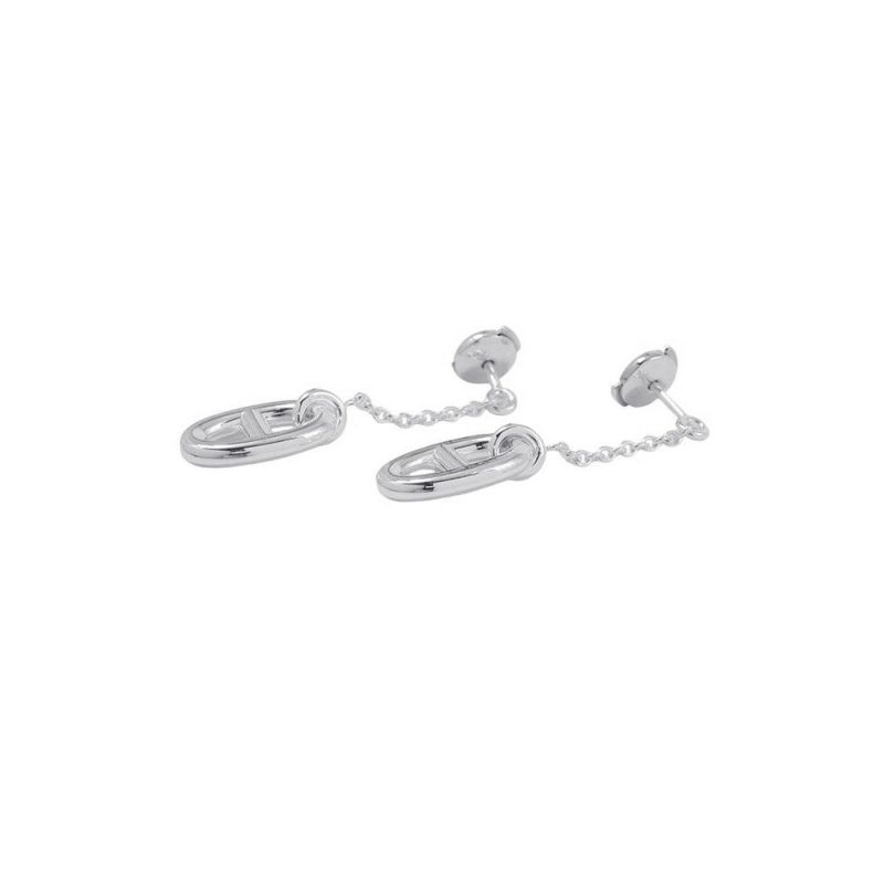 エルメス ピアス シェーヌダンクル ファランドール MM SV925シルバー HERMES ジュエリー