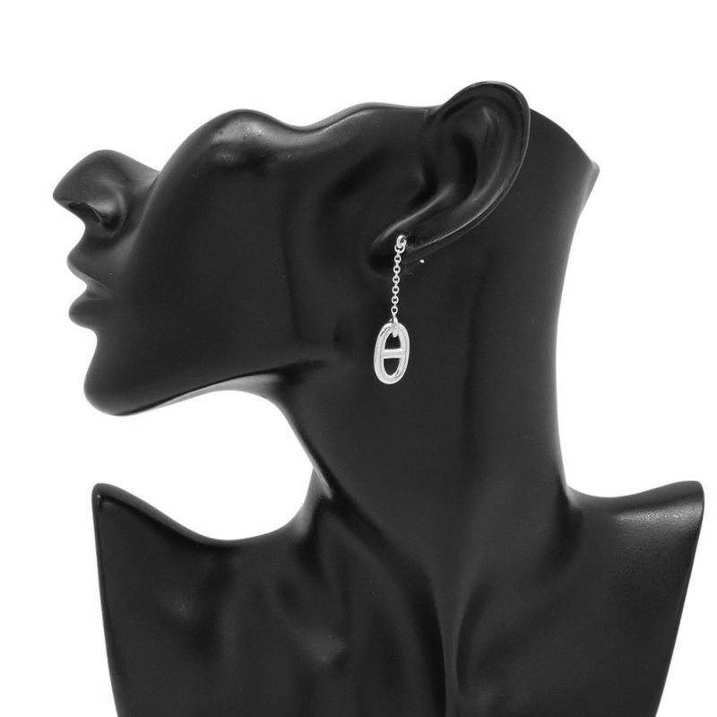 エルメス ピアス シェーヌダンクル ファランドール MM SV925シルバー HERMES ジュエリー