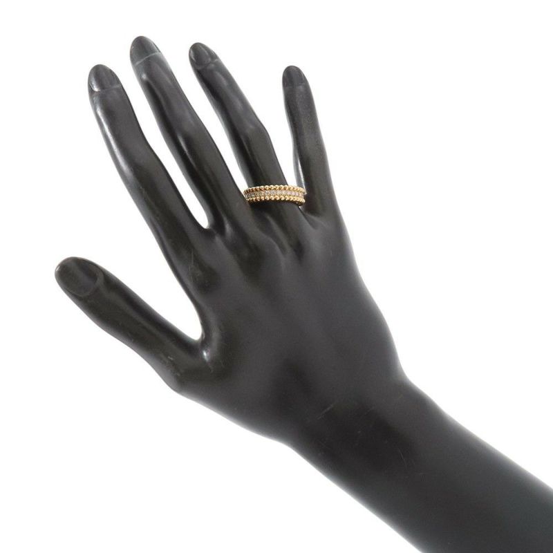 ヴァンクリーフ&アーペル リング ペルレ ダイヤモンド リング 1連モデル ダイヤ 31P 計0.49ct K18PG サイズ54 VCARPJMW00 指輪