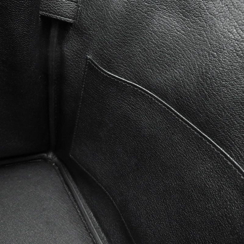 エルメス バーキン30 ブラック/シルバー金具 トゴ Z刻印 HERMES Birkin ハンドバッグ 黒