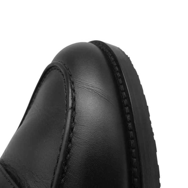 エルメス モカシン インパクト カーフレザー レディースサイズ36 1/2 HERMES 靴 黒