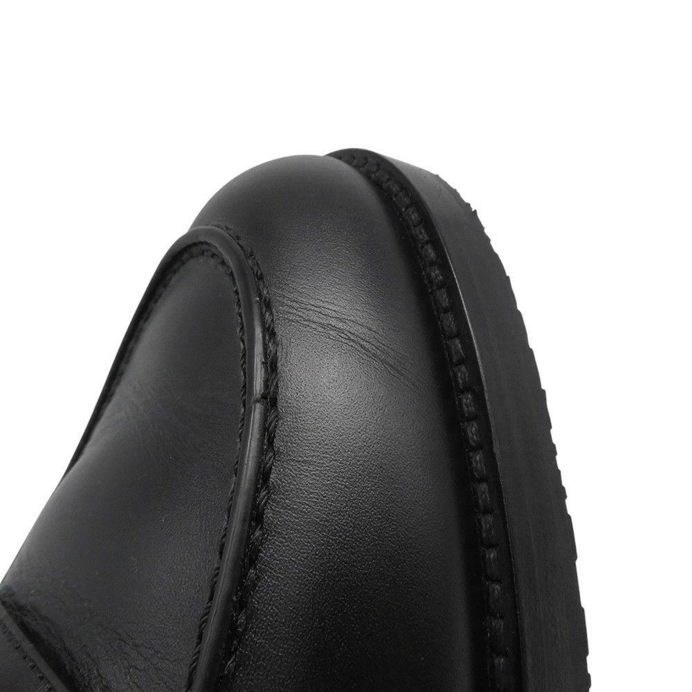 エルメス モカシン インパクト カーフレザー レディースサイズ36 1/2 HERMES 靴 黒