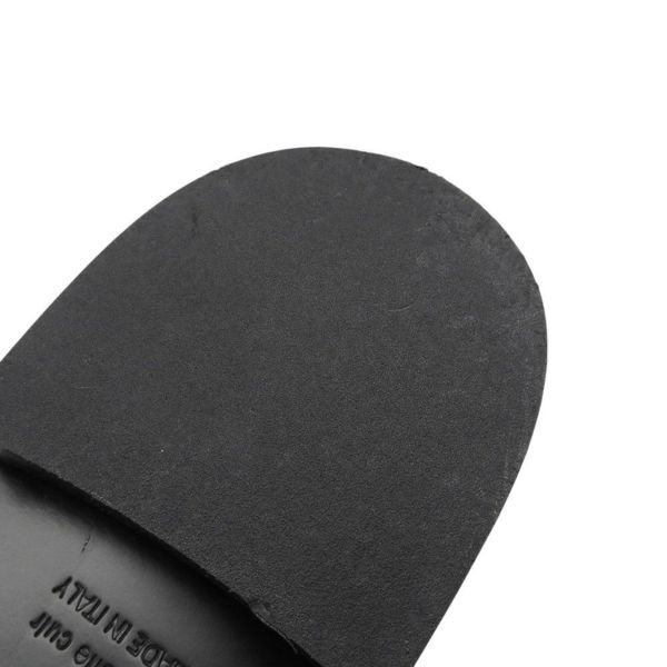 エルメス モカシン インパクト カーフレザー レディースサイズ36 1/2 HERMES 靴 黒