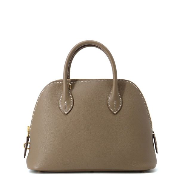 エルメス ボリード1923 25 エトゥープ/ゴールド金具 エバーカラー K刻印 2wayショルダー