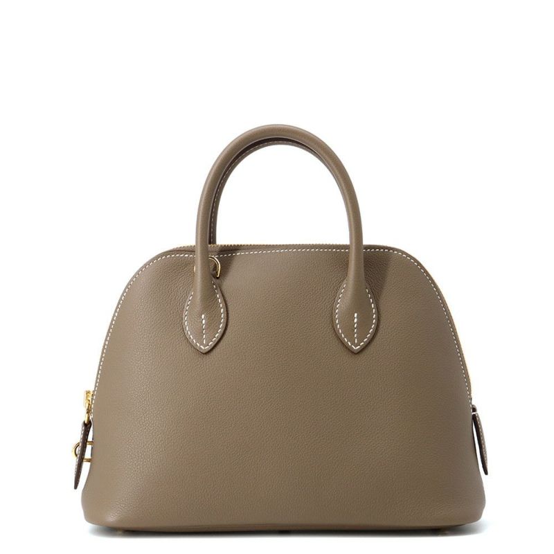 エルメス ボリード1923 25 エトゥープ/ゴールド金具 エバーカラー K刻印 2wayショルダー