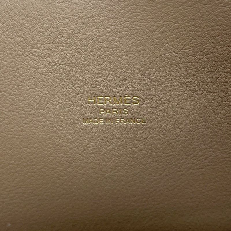 エルメス ボリード1923 25 エトゥープ/ゴールド金具 エバーカラー K刻印 2wayショルダー