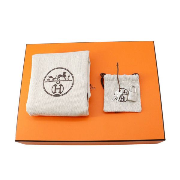 エルメス ピコタンロックPM クーベルチュール ブラック/エクリュ/フォーヴ/ブルーザンジバル/シルバー金具 トワルアッシュ/スイフト K刻印