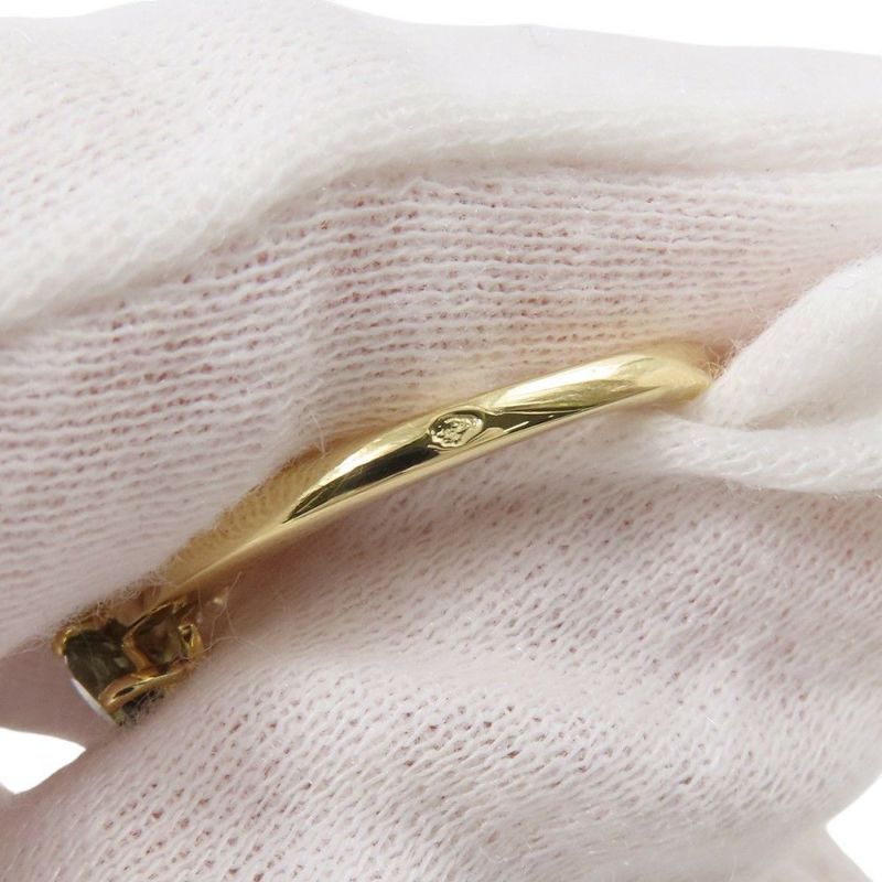 ヴァンクリ フォリ デ プレ リング ダイヤ 15P 計約1.26ct/マルチカラーサファイア 7P 計約2.71ct K18YG サイズ約14号