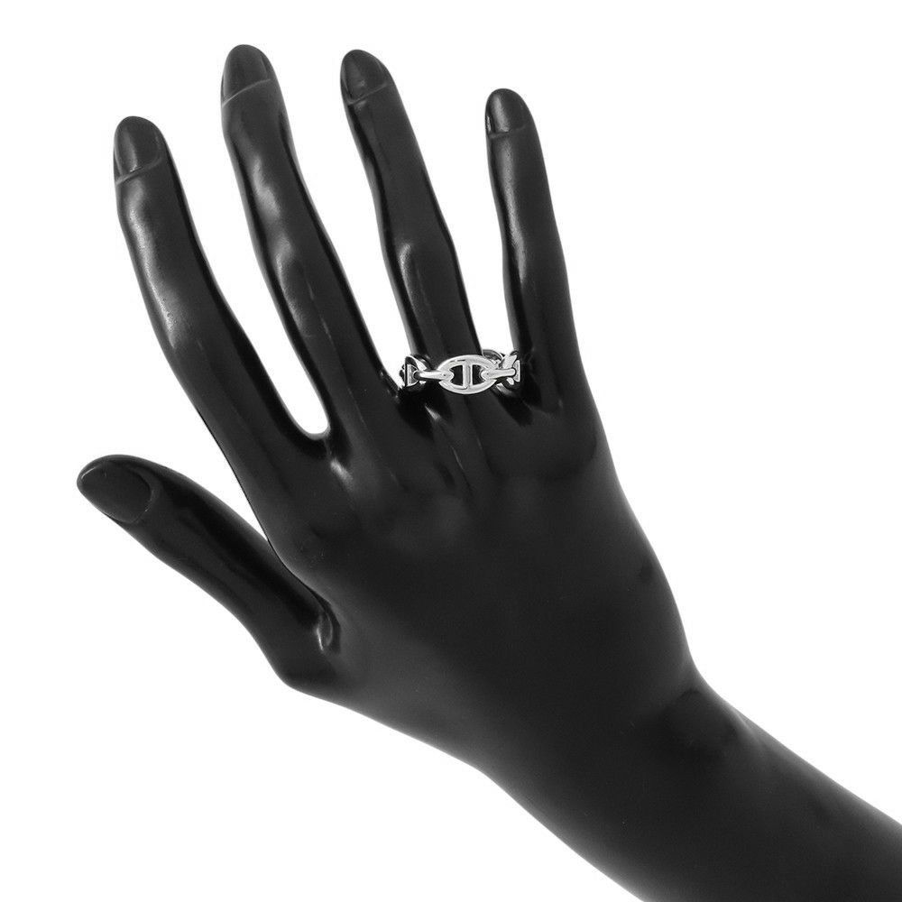 エルメス リング シェーヌダンクル アンシェネPM Enchainee SV925シルバー リングサイズ57 HERMES ジュエリー