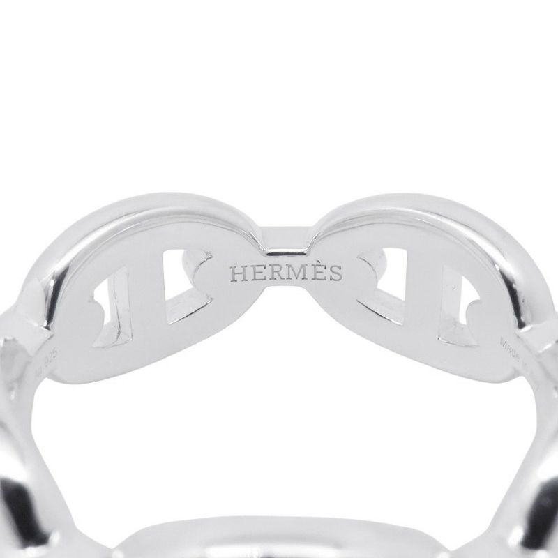 エルメス リング シェーヌダンクル アンシェネPM Enchainee SV925シルバー リングサイズ57 HERMES ジュエリー
