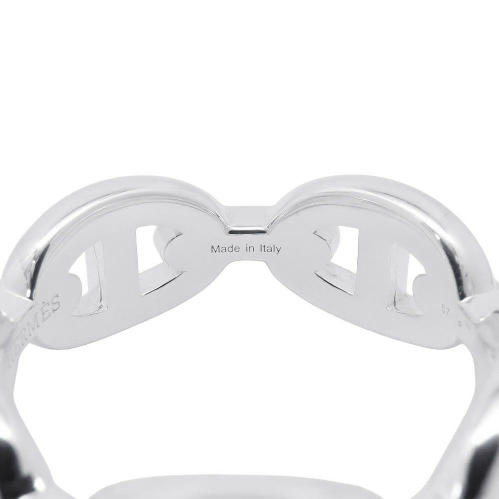 エルメス リング シェーヌダンクル アンシェネPM Enchainee SV925シルバー リングサイズ57 HERMES ジュエリー