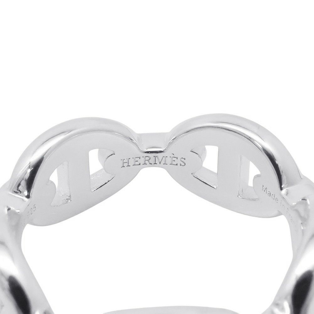 エルメス リング シェーヌダンクル アンシェネPM Enchainee SV925シルバー リングサイズ53 HERMES ジュエリー