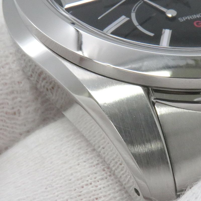 セイコー グランドセイコー ヘリテージコレクション スプリングドライブ GMT SBGE211 黒文字盤