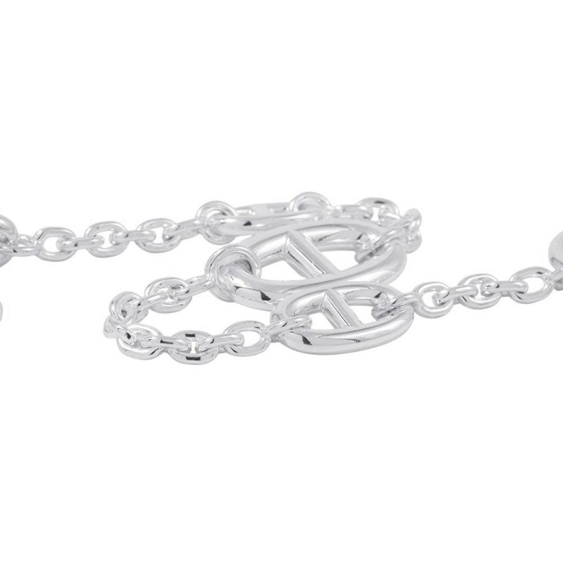 エルメス ブレスレット シェーヌダンクル ファランドール SV925シルバー サイズST HERMES ジュエリー