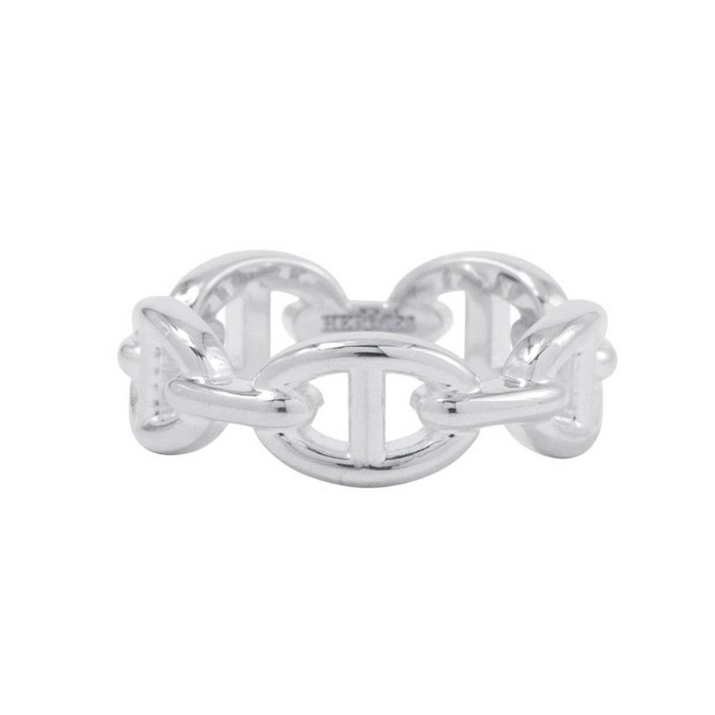 エルメス リング シェーヌダンクル アンシェネPM Enchainee SV925シルバー リングサイズ55 HERMES ジュエリー